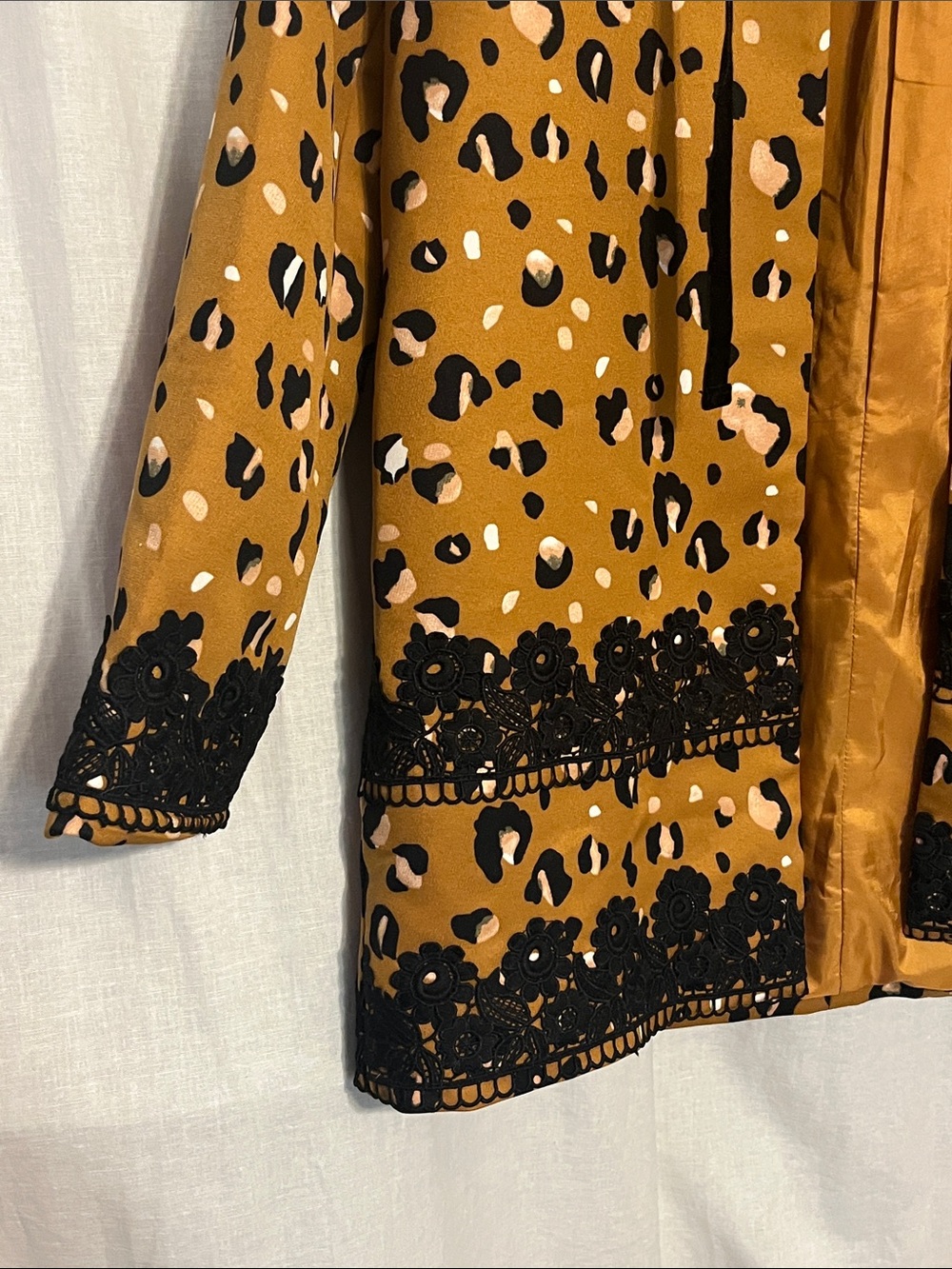 English Factory Leopard Print Blazer Unique M L View 5